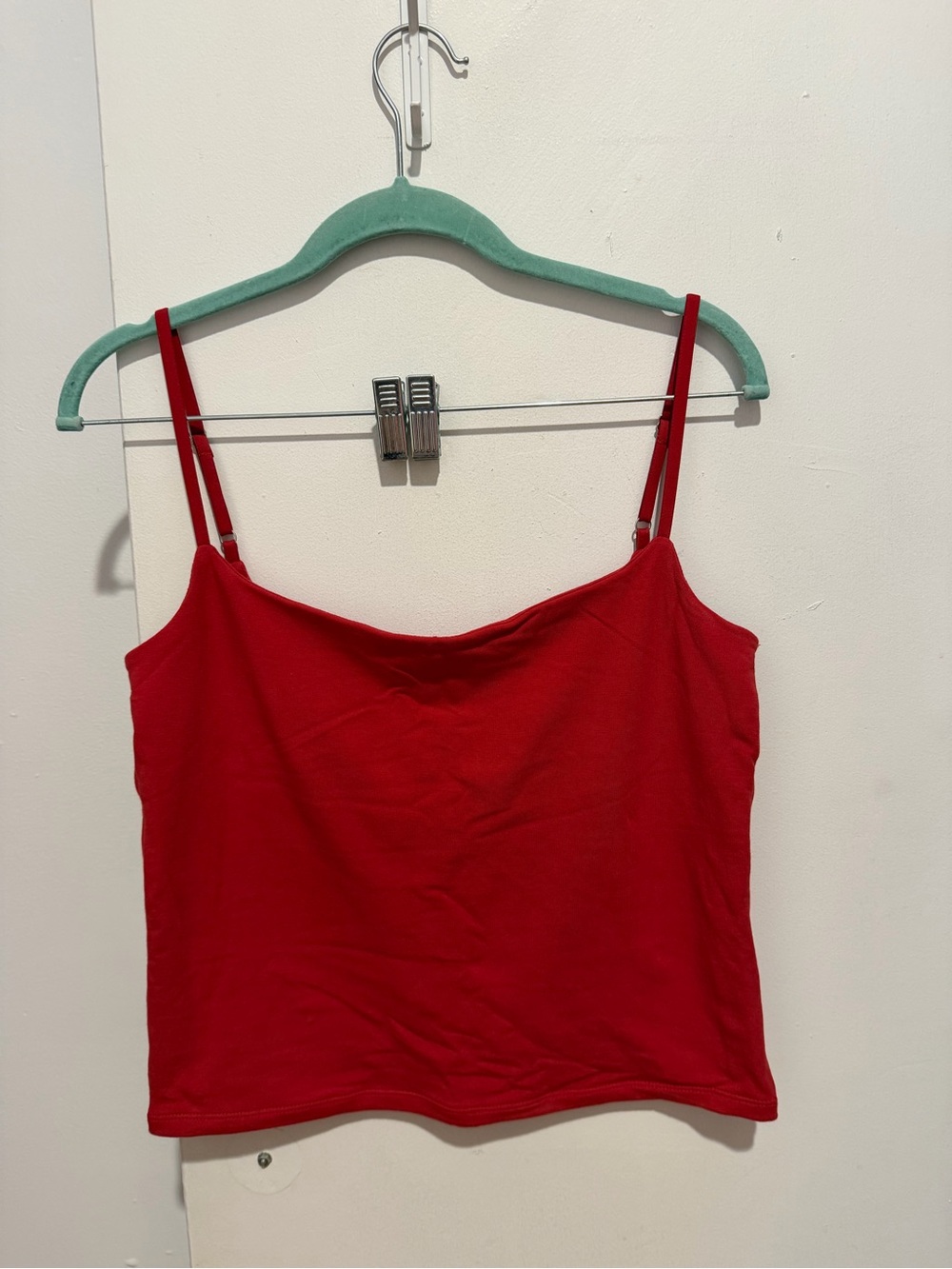 Abercrombie & Fitch Red Bra-Free 90s Cami